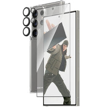 Заредете изображение във визуализатора на галерията – PanzerGlass Bundle 3in1 Transparent Case + Film + Camera Protector for Samsung Galaxy S24 Ultra
