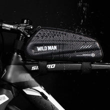 Заредете изображение във визуализатора на галерията – WILDMAN traveling bag for bike frame with zipper 1L EX black
