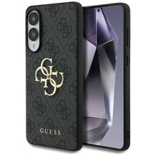 Заредете изображение във визуализатора на галерията – GUESS case for SAMSUNG S25 Edge GUHCS25E4GMGGR (4G PU Big Logo) black
