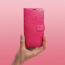 Заредете изображение във визуализатора на галерията – MEZZO Book case for XIAOMI Redmi Note 14 4G (GLOBAL - 164,84mm x 78,15mm x 8,16mm) mandala magenta
