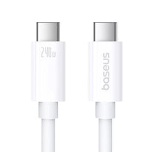 Заредете изображение във визуализатора на галерията – Baseus Superior 2 CB000066 USB-C / USB-C USB4 cable 240W 1.8m - white

