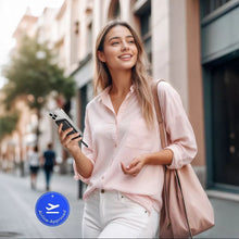 Заредете изображение във визуализатора на галерията – Powerbank 10000 mAh with built-in cable USB C QC3.0 PD 2A 22,5W K1C W1189 black
