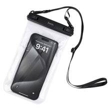 Заредете изображение във визуализатора на галерията – Waterproof case for mobile phone Hoco IP68 222 x 125 x 21 mm HX52 transparent
