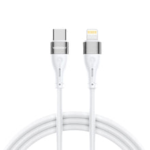 Заредете изображение във визуализатора на галерията – Wozinsky WSTCL1 Lightning / USB-C PD 27W cable 1 m - white
