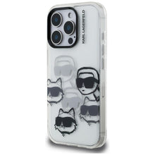 Заредете изображение във визуализатора на галерията – KARL LAGERFELD case for IPHONE 16 PRO KLHCP16LHMCHKCT (IML Multi K&amp;C Head Pattern)
