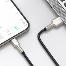 Заредете изображение във визуализатора на галерията – BASEUS кабел USB A към Lightning 2A Nimble CALMBJ-B91 0,23 м червен черен
