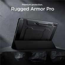 Заредете изображение във визуализатора на галерията – Spigen Rugged Armor Pro case for Samsung Galaxy Tab S8 Ultra / S9 Ultra 14.6'' - black
