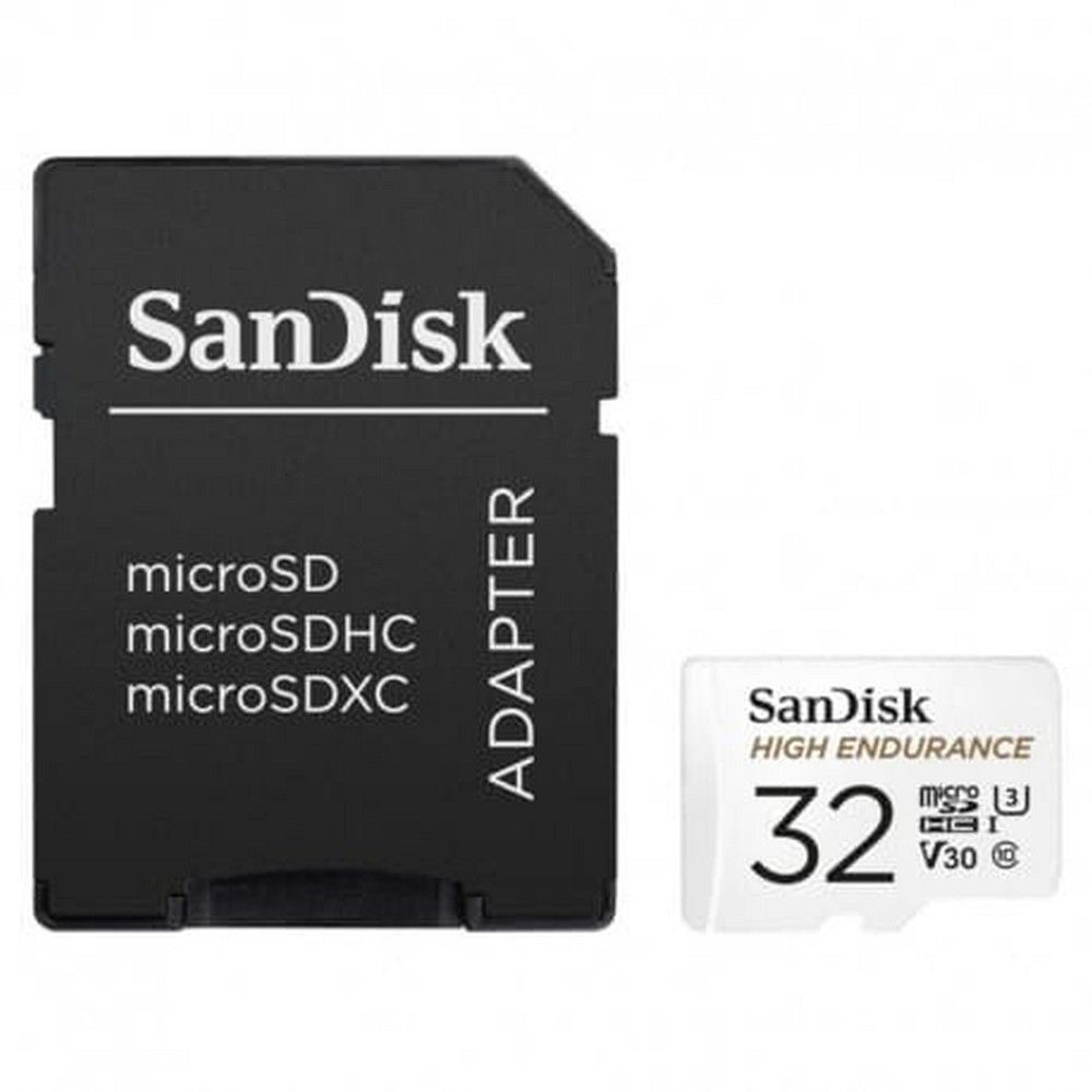 SANDISK memory card microSD 32GB 100MB/s class 10 with adapter