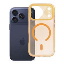 Заредете изображение във визуализатора на галерията – Case for iPhone 17 Pro / 18 Pro (low camera edge) Aurora compatible with MagSafe orange
