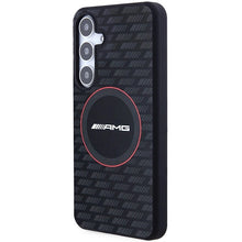 Заредете изображение във визуализатора на галерията – AMG Silicone Carbon Pattern MagSafe case for Samsung Galaxy S24+ - black
