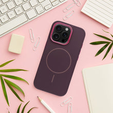 Заредете изображение във визуализатора на галерията – FRAME MAG COVER Case compatible with MagSafe for IPHONE 12 purple
