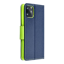 Заредете изображение във визуализатора на галерията – Fancy Book case for IPHONE 16 PRO MAX navy / lime
