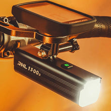 Заредете изображение във визуализатора на галерията – Rockbros RHL1550 front bicycle light 5000mAh 1500lm IPX6 - black
