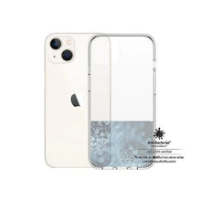Заредете изображение във визуализатора на галерията – PanzerGlass ClearCase antibacterial case with Military Grade certificate for iPhone 13 / 14 / 15 - transparent
