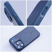 Заредете изображение във визуализатора на галерията – Case for iPhone 18 Pro Max / 17 Pro Max Flexline Mag Cover compatible with MagSafe navy blue
