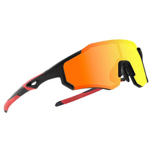 Заредете изображение във визуализатора на галерията – Rockbros 10182 polarizing cycling glasses - red
