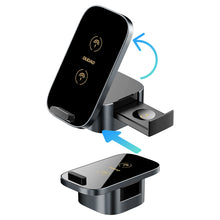 Заредете изображение във визуализатора на галерията – Dudao A11Pro+ inductive charger 15W 3in1 for phone / smartwatch / headphones - black
