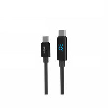 Заредете изображение във визуализатора на галерията – X-ONE BoltLink LED Display data cable - type C to C - max 100W 1,5 m black

