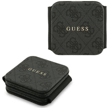 Заредете изображение във визуализатора на галерията – Wireless charger 3in1 compatible with MagSafe 15W GUESS GUE005639 black
