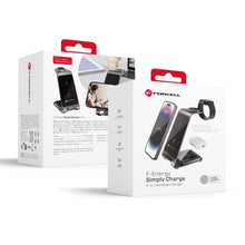 Заредете изображение във визуализатора на галерията – Forcell F-ENERGY Simply Charge 3in1 compatible with Apple Watch and Samsung Watch grey
