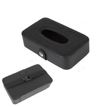 Заредете изображение във визуализатора на галерията – Tissue box with strap black

