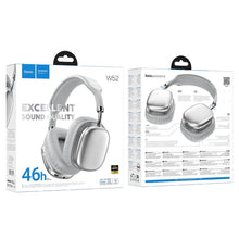 Заредете изображение във визуализатора на галерията – HOCO wire headphones bluetooth W52 silver
