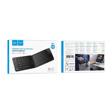 Заредете изображение във визуализатора на галерията – Wireless keyboard folded QWERTY Hoco GM71 black
