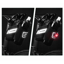 Заредете изображение във визуализатора на галерията – Rockbros C32BK saddle bag 1.5 l with water bottle pocket - black
