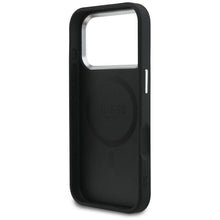 Заредете изображение във визуализатора на галерията – GUESS case for IPHONE 17 Pro compatible with MagSafe GUHMP17LPSAREGSK (PU W/ Classic Logo) black
