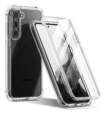 Заредете изображение във визуализатора на галерията – Tech-Protect Kevlar case for Samsung Galaxy S23+ - transparent
