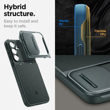 Заредете изображение във визуализатора на галерията – Spigen Optik Armor case for Samsung Galaxy A55 5G - dark green

