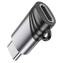Заредете изображение във визуализатора на галерията – Borofone Adapter BV20 - Lightning female to Type C male - black
