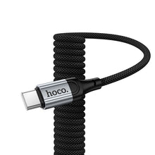 Заредете изображение във визуализатора на галерията – Cable USB C to C Hoco PD 60W 1,5 m X121 black
