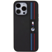 Заредете изображение във визуализатора на галерията – BMW Tricolor M Collection case for iPhone 15 Pro Max - black
