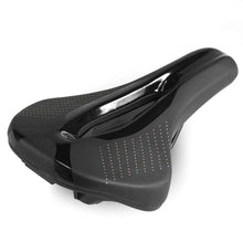 Заредете изображение във визуализатора на галерията – Rockbros 38210005001 foam MTB bicycle saddle - black
