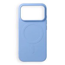 Заредете изображение във визуализатора на галерията – Case for iPhone 18 Pro / 17 Pro Silicone Mag Cover compatible with MagSafe (big hole) light blue
