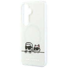 Заредете изображение във визуализатора на галерията – KARL LAGERFELD case for SAMSUNG S26 KLHMS26S6HPKACH (Magnetic IML K&amp;C Peekaboo) transparent
