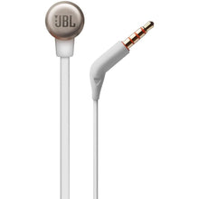 Заредете изображение във визуализатора на галерията – Wired earphones Jack 3,5mm with microphone JBL T290 gold

