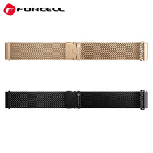 Заредете изображение във визуализатора на галерията – FORCELL F-DESIGN FS10 stailess steel strap for SAMSUNG Watch 20 mm gold
