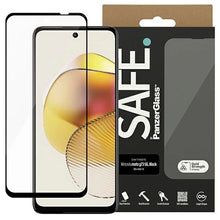 Заредете изображение във визуализатора на галерията – SAFE by PanzerGlass Ultra-Wide Fit Tempered Glass for Motorola Moto G73 5G - with Black Frame
