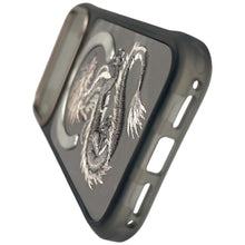Заредете изображение във визуализатора на галерията – NIMMY case MAGNETIC FANTASY ANIMAL DRAGON compatible with MagSafe for IPHONE 18 Pro Max/17 Pro Max grey
