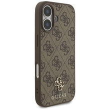 Заредете изображение във визуализатора на галерията – GUESS case for IPHONE 17 compatible with MagSafe GUHMP17SP4SM4MW (PU 4G Small 4G and Classic) brown
