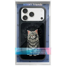 Заредете изображение във визуализатора на галерията – NIMMY case LUCKY FASHION CAT compatible with MagSafe for IPHONE 18 Pro/17 Pro black
