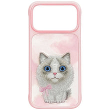 Заредете изображение във визуализатора на галерията – NIMMY case BIG EYED RAGDOLL for IPHONE 18 Pro Max/17 Pro Max pink
