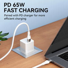 Заредете изображение във визуализатора на галерията – Wozinsky WSTCC2 USB-C / USB-C PD 65W cable 2 m - white
