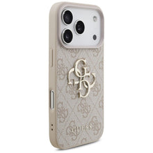 Заредете изображение във визуализатора на галерията – GUESS case for IPHONE 18 Pro / 17 Pro GUE005597 (4G PU Big Logo) pink
