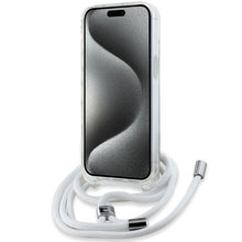 Заредете изображение във визуализатора на галерията – Karl Lagerfeld Crossbody IML Karl Head MagSafe case for iPhone 15 / 14 / 13 - transparent
