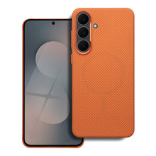 Заредете изображение във визуализатора на галерията – Case KEVLAR compatible with MagSafe for SAMSUNG S25 FE cosmic orange
