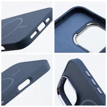 Заредете изображение във визуализатора на галерията – FRAME MAG COVER Case compatible with MagSafe for IPHONE 14 PRO MAX navy blue
