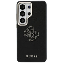 Заредете изображение във визуализатора на галерията – GUESS case for SAMSUNG S26 Ultra GUHCS26L5PS4RGGK (Grained Big 4G Metal Logo) black
